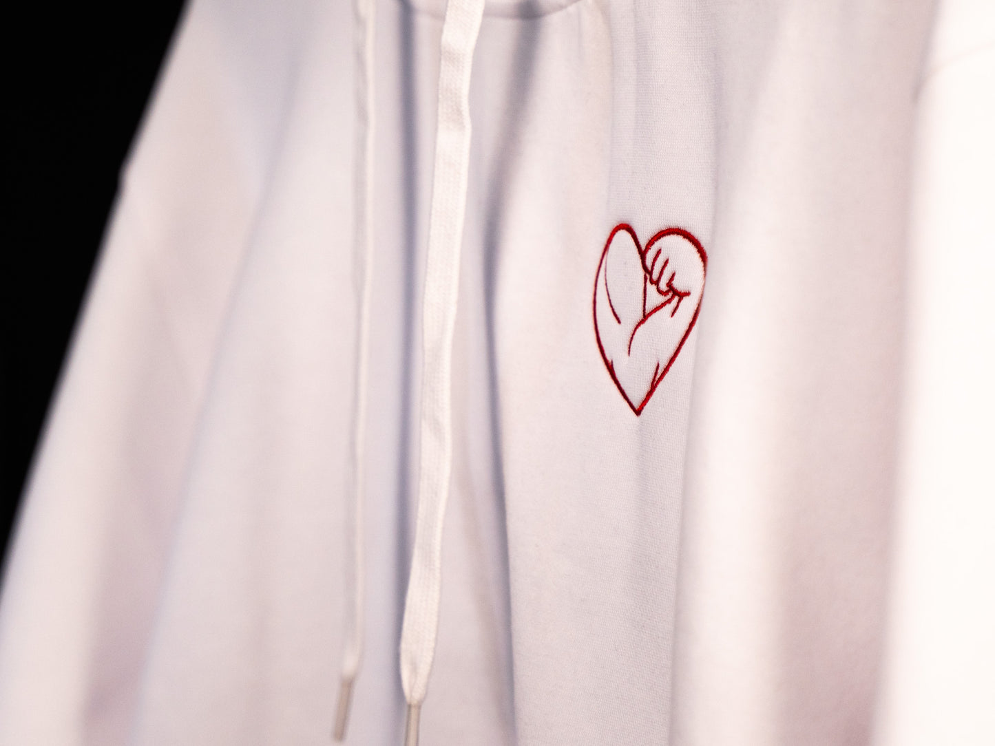 White Love Lifts Hoodie