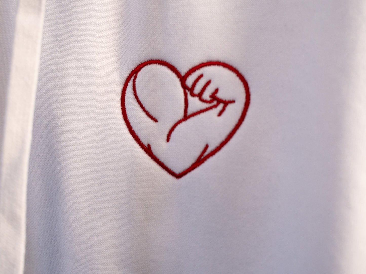 White Love Lifts Hoodie