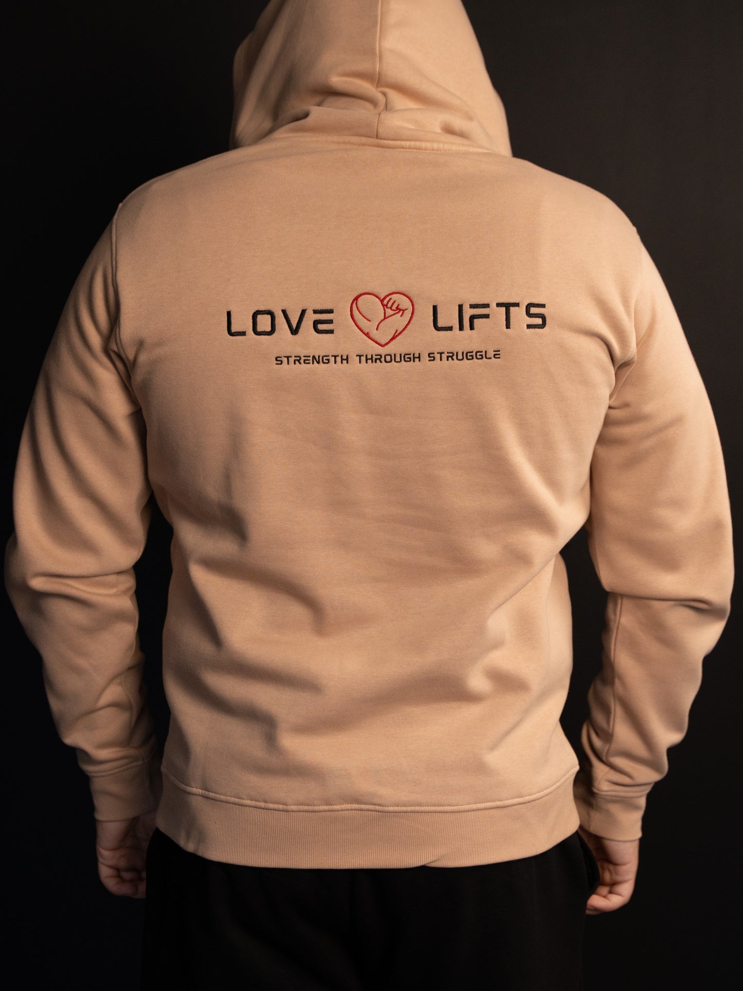 Tan Love Lifts Hoodie